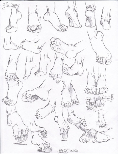 Foot Drawing Reference Guide | Drawing References and Resources | Scoop.it