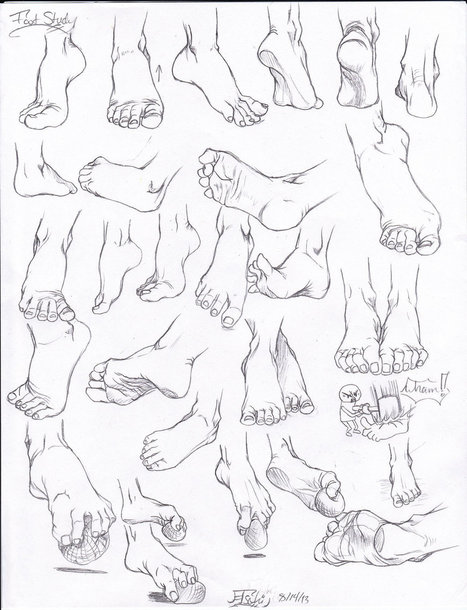 'feet drawing reference' in Drawing References and Resources