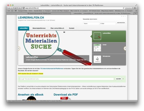 Lehrerhilfen - Lehrerhilfen.ch - Suche nach Unterrichtsmaterial in über 70 Plattformen | Mac in der Schule | Scoop.it