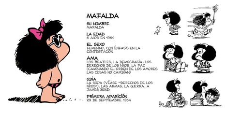 50 Años #Mafalda: personajes  #50AñosMafalda #infografia | Bibliotecas Escolares Argentinas | Scoop.it