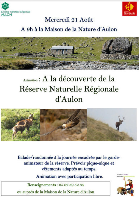 Découvrir la Réserve naturelle régionale d'Aulon le 21 août | Vallées d'Aure & Louron - Pyrénées | Scoop.it