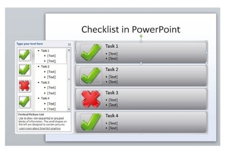 How to Create Checklist Template in PowerPoint | PowerPoint and Presentations | Scoop.it