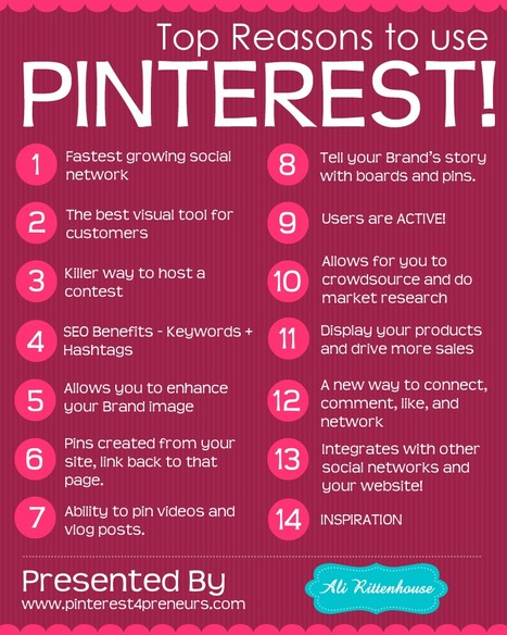 14 razones para usar Pinterest #infografia #infographic #socialmedia | Didactics and Technology in Education | Scoop.it