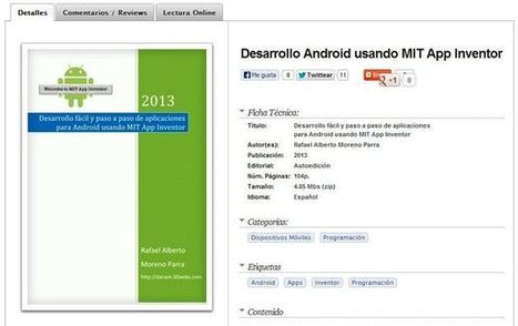 Ebook gratis para aprender a desarrollar apps con MIT App Inventor | Las TIC en la Educación | Scoop.it