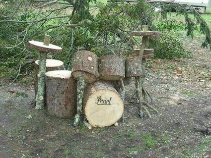Drum set from wood ! | 1001 Gardens | 1001 Gardens ideas ! | Scoop.it