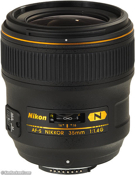 Ken Rockwell Review: Nikon 35mm f/1.4 G AF-S |