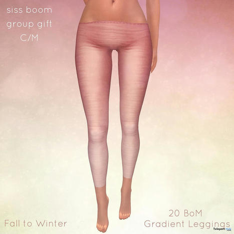 Gradient Leggings 20 BOMs October 2022 Group Gift by siss boom | Teleport Hub - Second Life Freebies | Second Life Freebies | Scoop.it