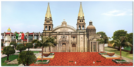 Catedral de Guadalajara, Jalisco, Mexico  - Second life | Second Life Destinations | Scoop.it