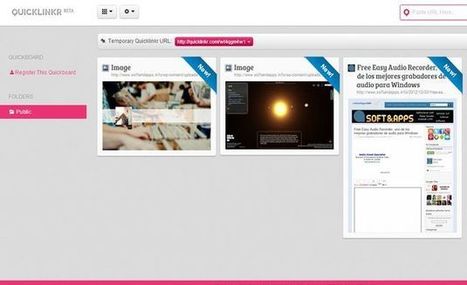 Quicklinkr, una alternativa a Pocket para guardar rápidamente enlaces y contenidos | TIC & Educación | Scoop.it