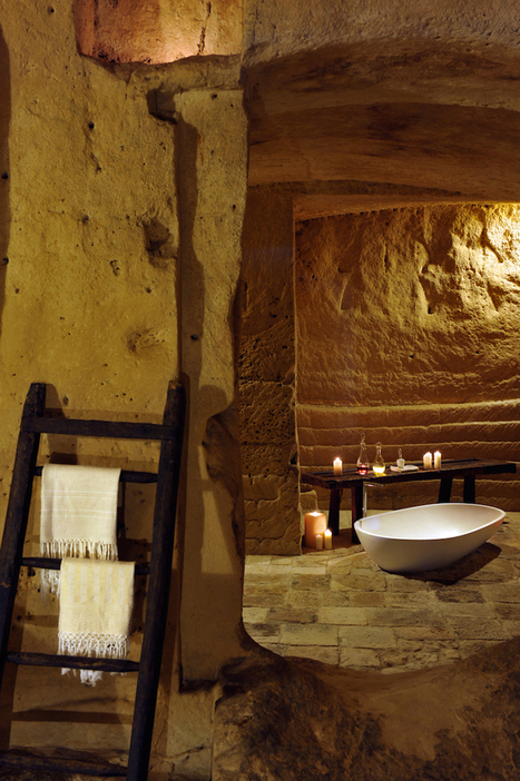 Stunning Hotel is Tucked Away in Once-Abandoned Caves | Good Things From Italy - Le Cose Buone d'Italia | Scoop.it