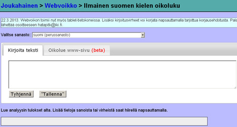Voikko &mdash; suomen kielen oikoluku | 1Uutiset - Lukemisen t&auml;hden | Scoop.it