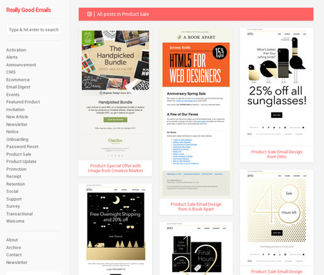 A Curated Showcase of the Best Email Newsletter Designs: Really Good Emails | e-commerce & social media | Scoop.it