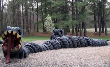 recycled tires | Decorations & Design | Scoop.it