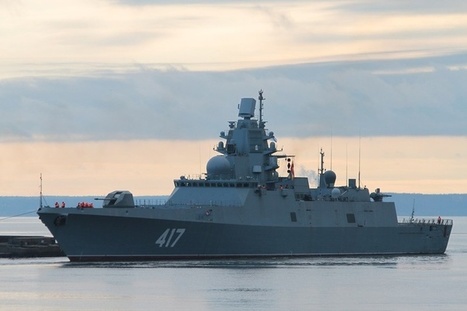 1ère sortie à la mer pour essais constructeur de la nouvelle frégate russe "Admiral Gorshkov" (Projet 22350) | Newsletter navale | Scoop.it