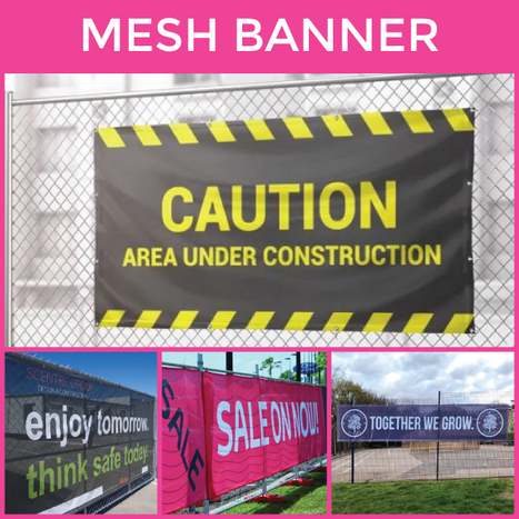 Durable Mesh Banners for Outdoor Impact! | Creative Signage & Innovative Printing Trends | Scoop.it