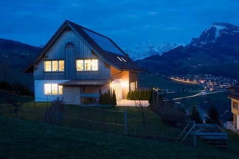 Des maisons qui produisent leur propre énergie en Suisse (+ vidéo) | Habitat extérieur | Scoop.it
