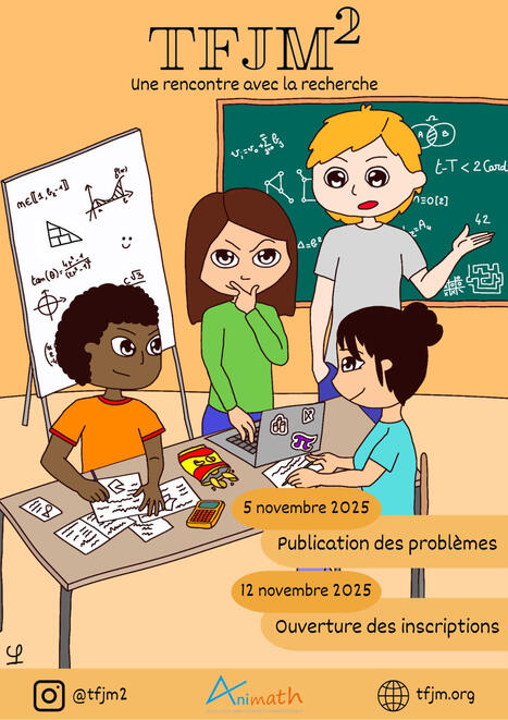 Tournoi Français des Jeunes Mathématiciennes et Mathématiciens | Veille Éducative - L'actualité de l'éducation en continu | Scoop.it