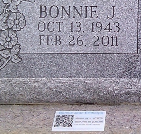 QR codes are appearing on (ready for this?) tombstones - Your Tech Weblog | QR-Code and its applications | Scoop.it