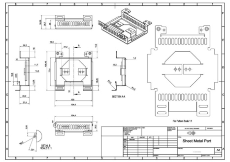 Sheet Metal Fabrication Drawing Services | CAD Services - Silicon Valley Infomedia Pvt Ltd. | Scoop.it