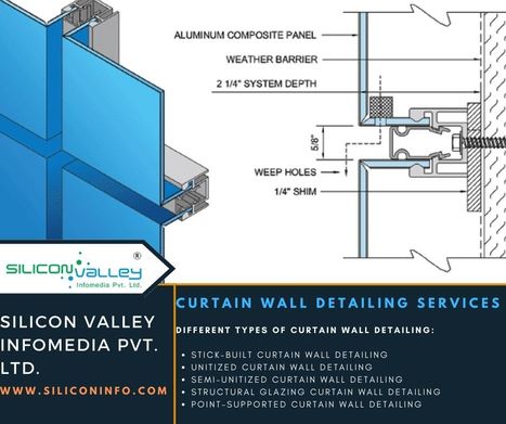 Curtain Wall Detailing Services Consultancy - USA | CAD Services - Silicon Valley Infomedia Pvt Ltd. | Scoop.it