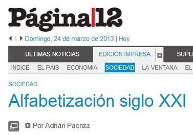 Paenza y las TIC en las escuelas... "Alfabetización Siglo XXI" | TIC & Educación | Scoop.it