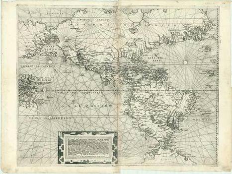 Map of the Month – 1574 map of the Americas | Galapagos | Scoop.it