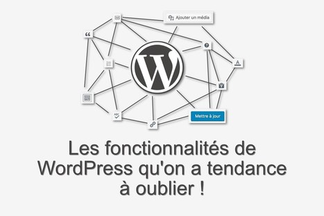 9 + 1 fonctionnalit&eacute;s de WordPress qu'on a tendance &agrave; oublier | WORDPRESS4You | Scoop.it