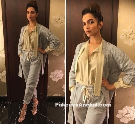 Deepika Padukone in Trendy Pant Suit by Nimish Shah | Indian Fashion Updates | Scoop.it