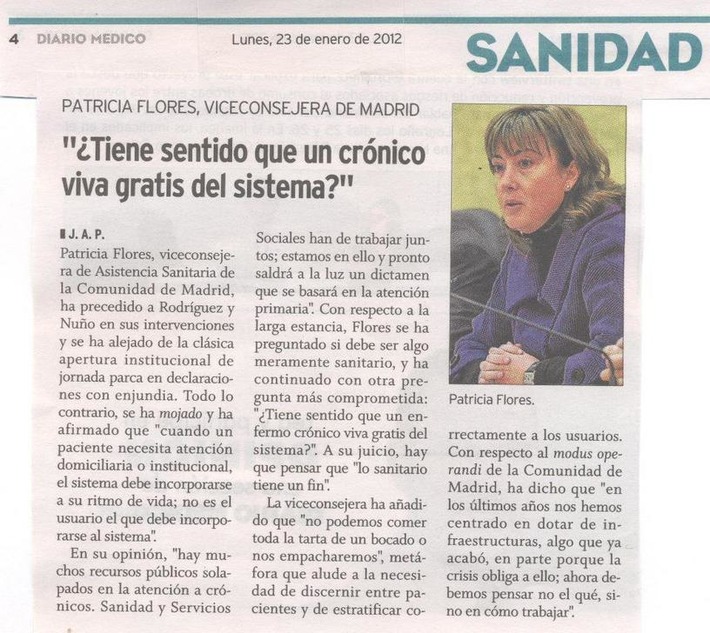 A Sueldo de Moscú: Que los enfermos crónicos se busquen la vida: no son cosa nuestra | Partido Popular, una visión crítica | Scoop.it