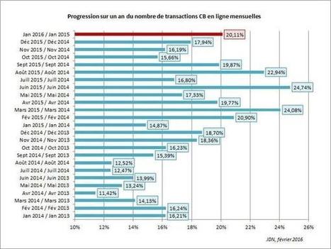La croissance de l'e-commerce remonte à 13% en janvier 2016 | E-marketing | Scoop.it