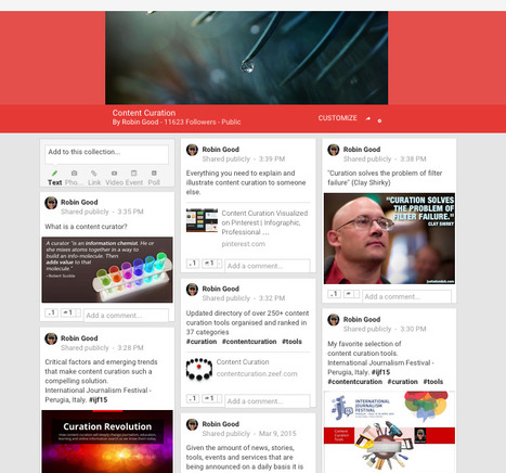 Content Curation Lands on Google+: Introducing Collections | Content Curation World | Scoop.it
