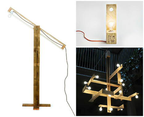 Minimalistic Pallet Wood Lamps by Studiomama | 1001 Pallets ideas ! | Scoop.it