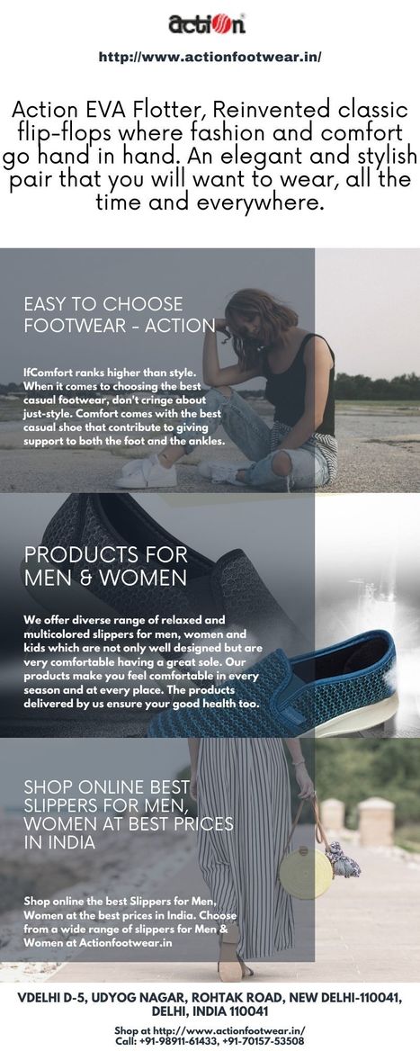 Flip Flops Action: Shop Online Best Slippers for Men, Women at Best Prices in India | summer slippers | Scoop.it