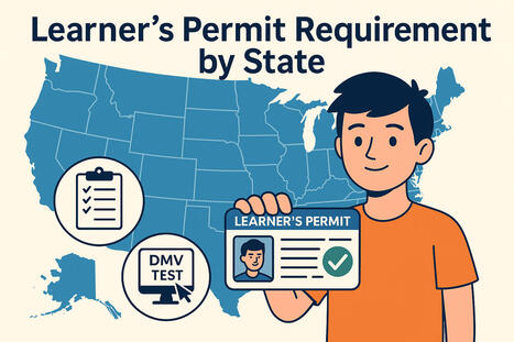 Learner's Permit Requirements by State: 2025 Age Guide & DMV Links | Traffic Cones | Scoop.it