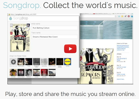 SongDrop. Une discotheque de votre musique en ligne. | Le Top des Applications Web et Logiciels Gratuits | Scoop.it