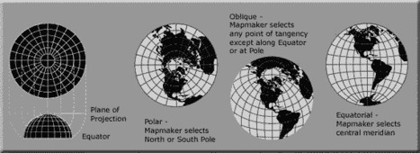 Different Types Of Map Projections Ap Human Geography Map Projections' In Geography Skills And Ict | Scoop.it