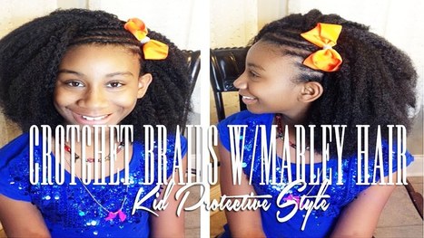 Crochet Braids W Marley Braid Hair Kid Friend