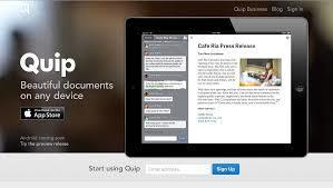 Quip: collaborative and beautiful documents using any device | Create, Innovate & Evaluate in Higher Education | Scoop.it