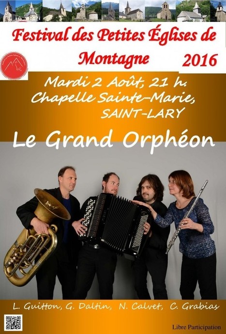 Le Grand Orphéon se produit à Saint-Lary le 2 août | Vallées d'Aure & Louron - Pyrénées | Scoop.it