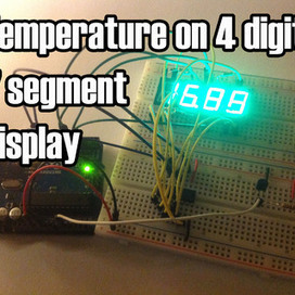 Temperature Displayed on 4 Digit 7 segment (common anode) | Arduino, Netduino, Rasperry Pi! | Scoop.it