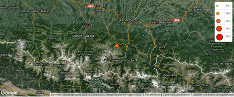 Événement sismique de magnitude 3.2 à proximité d'Arreau  / ReNaSS (MAJ 19:35) | Vallées d'Aure & Louron - Pyrénées | Scoop.it