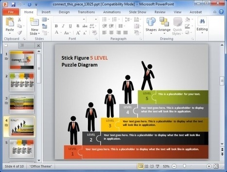 Puzzle Pieces PowerPoint Template With Animations | PowerPoint and Presentations | Scoop.it