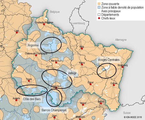 L’est du Grand Est mieux connecté que l’ouest - Insee Analyses Grand Est - 92 | veille territoriale | Scoop.it