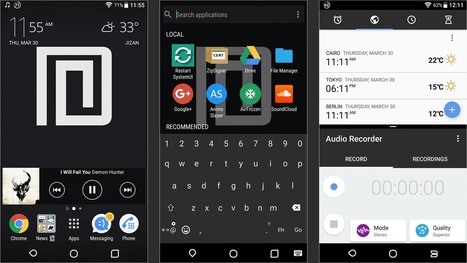 Download Xperia Dark Sense Theme for Nougat Xperia devices | Gizmo Bolt - Exposing Technology, Social Media & Web | Scoop.it