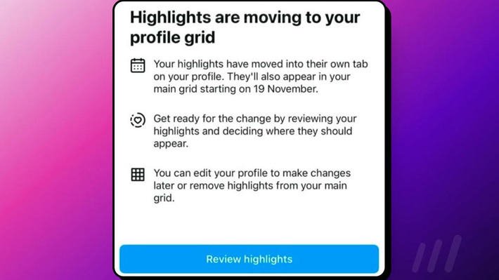 Instagram réorganise les Stories à la une : qu'est-ce qui va changer ? | TIC, TICE et IA mais... en français | Scoop.it