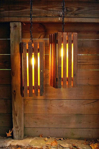Old Wood Pallets Lamps | 1001 Pallets ideas ! | Scoop.it