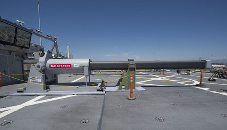 L'US Navy étudie la possibilité d'intégrer le nouveau canon électromagnétique sur le 3ème DDG-1000 classe Zumwalt | Newsletter navale | Scoop.it