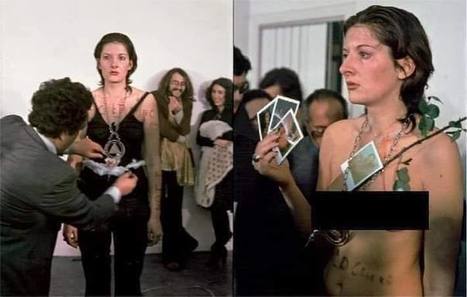 Marina Abramovic: Rhythm 0 | Art Installations, Sculpture, Contemporary Art | Scoop.it