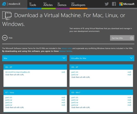 How to Test Browsers on Virtual Machines from Modern.IE | Bonnes Pratiques Web & Cloud | Scoop.it
