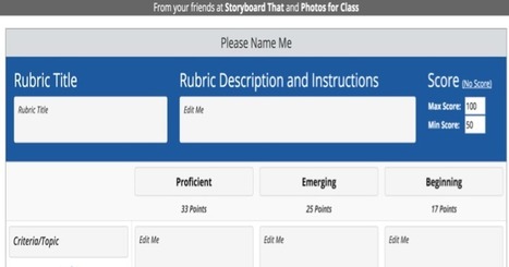 Quick Rubric Tool for Creating Rubrics via Educators' tech  | Learning with Technology | Scoop.it